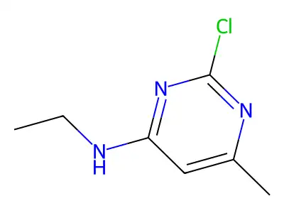 2-氯-N-乙基-6-甲基嘧啶-4-胺 structure