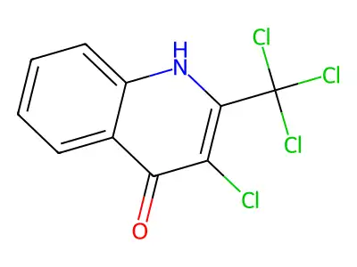 4-Quinolinol, 3-chloro-2-(trichloromethyl)- structure