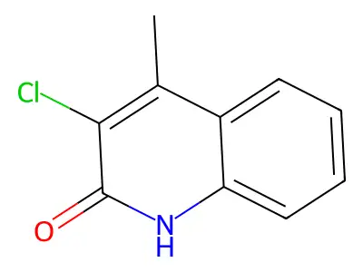 3-Chloro-4-methylquinolin-2(1H)-one structure