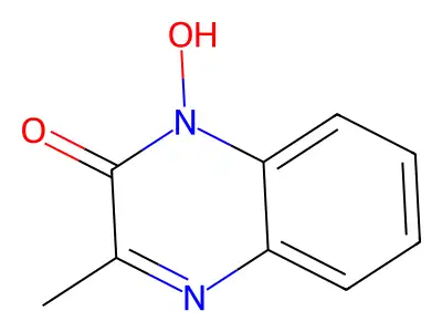1-Hydroxy-3-methylquinoxalin-2(1H)-one structure