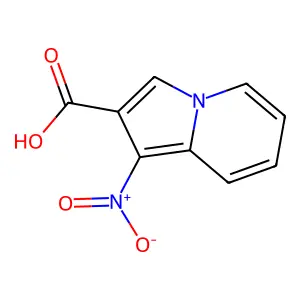 1-硝基中氮茚-2-甲酸 structure