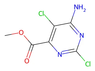 Methyl 6-amino-2,5-dichloropyrimidine-4-carboxylate structure