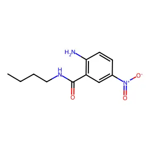 2-氨基-N-丁基-5-硝基苯甲酰胺 structure