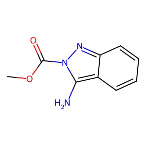 Methyl 3-amino-2H-indazole-2-carboxylate structure