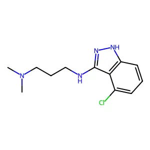 1,3-Propanediamine,n3-(4-chloro-1h-indazol-3-yl)-n1,n1-dimethyl- structure