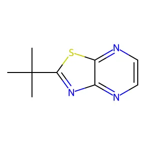 Thiazolo[4,5-b]pyrazine, 2-(1,1-dimethylethyl)- structure