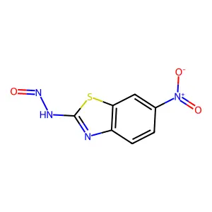 2-Benzothiazolamine, 6-nitro-N-nitroso- structure
