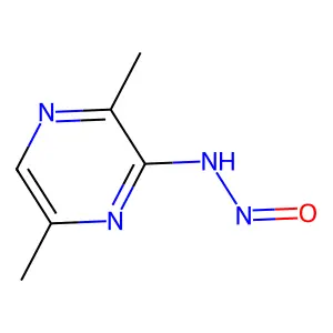 N-(3,6-二甲基吡嗪-2-基)亚硝胺 structure