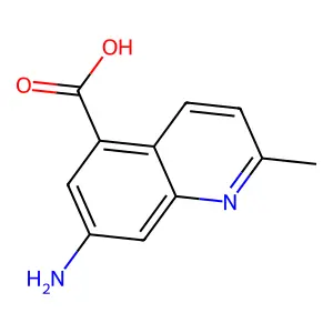 7-Amino-2-methylquinoline-5-carboxylic acid structure
