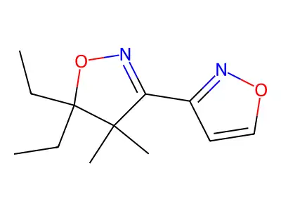5-Ethyl-3-(5-ethyl-4-methyl-1,2-oxazol-3-yl)-4-methyl-1,2-oxazole structure
