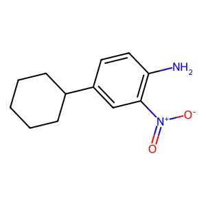 4-Cyclohexyl-2-nitroaniline structure
