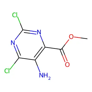 Methyl 5-amino-2,6-dichloropyrimidine-4-carboxylate structure