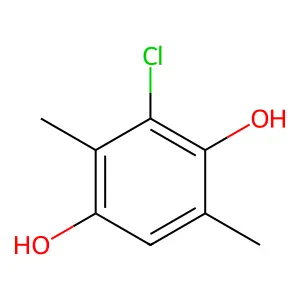 1,4-Benzenediol, 3-chloro-2,5-dimethyl- structure