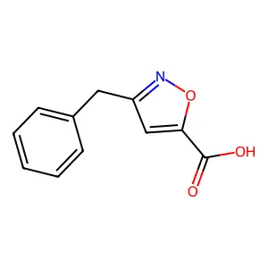 3-苄基-1,2-噁唑-5-甲酸 structure