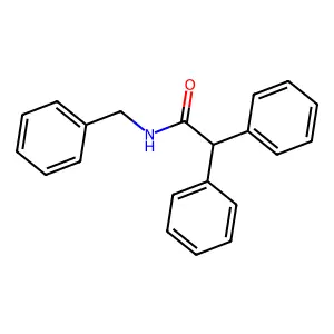 N-苄基-2,2-二苯基乙酰胺 structure