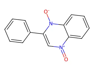 Quinoxaline, 2-phenyl-, 1,4-dioxide structure