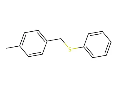 4-Methylbenzyl phenyl sulfide structure