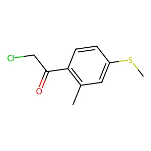 2-Chloro-1-[2-methyl-4-(methylsulfanyl)phenyl]ethanone structure