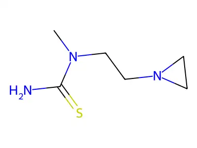 1-[2-(Aziridin-1-yl)ethyl]-3-methylthiourea structure