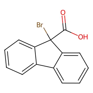 9-Bromo-9h-fluorene-9-carboxylic acid structure
