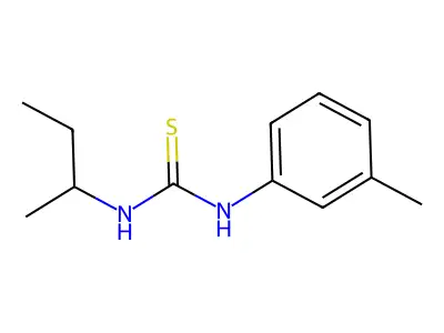 1-Butan-2-yl-3-(3-methylphenyl)thiourea structure