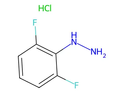 (2,6-Difluoroanilino)azanium;chloride structure