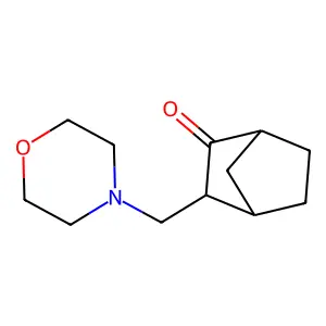 3-(Morpholinomethyl)-2-norbornanone structure