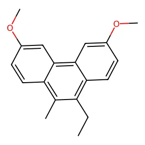 9-Ethyl-3,6-dimethoxy-10-methylphenanthrene structure