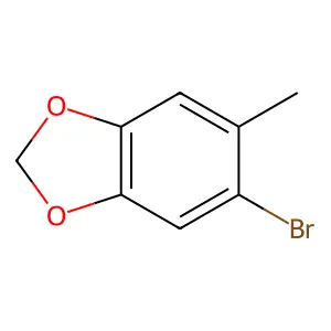 5-Bromo-6-methyl-1,3-benzodioxole structure