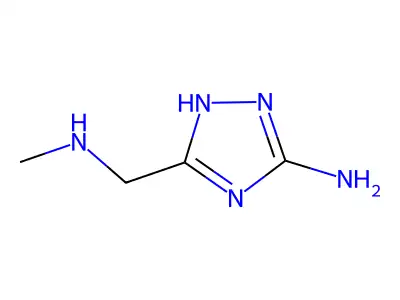 5-[(Methylamino)methyl]-1H-1,2,4-triazol-3-amine structure