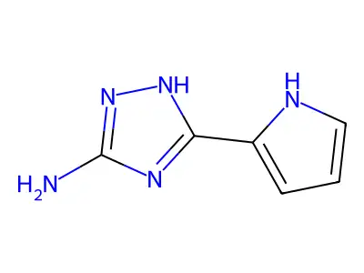 5-(1H-Pyrrol-2-yl)-1H-1,2,4-triazol-3-amine structure