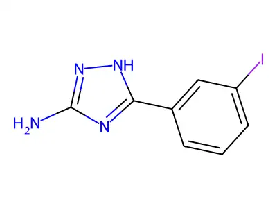 5-Amino-3-(3-iodophenyl)-1H-1,2,4-triazole structure
