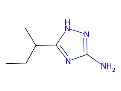 5-(sec-Butyl)-1H-1,2,4-triazol-3-amine structure