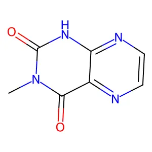 3-methyl-1H-pteridine-2,4-dione structure