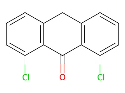 1,8-Dichloro-10H-anthracen-9-one structure