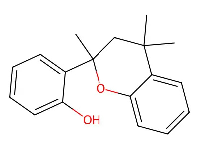 2'-Hydroxy-2,4,4-trimethylflavan structure