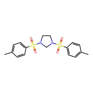 1,3-Bis-(4-methylphenyl)sulfonylimidazolidine structure