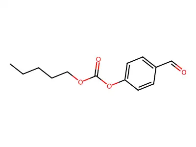 Carbonic acid, 4-formylphenyl pentyl ester structure