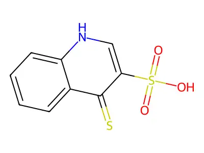 4-Mercaptoquinoline-3-sulfonic acid structure