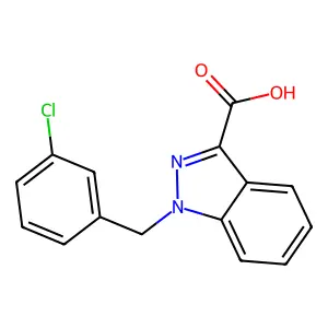 1-(间氯苄基)-1H-吲唑-3-甲酸 structure