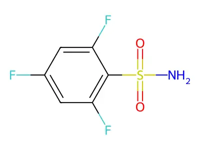 2,4,6-Trifluorobenzenesulphonamide structure