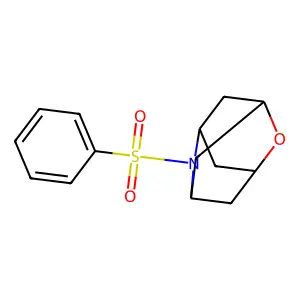 6-(phenylsulfonyl)-2-oxa-6-azaadamantane structure