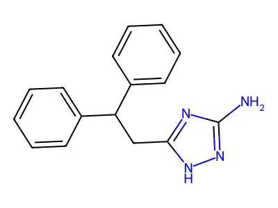 3-(2,2-Diphenylethyl)-1H-1,2,4-triazol-5-amine structure