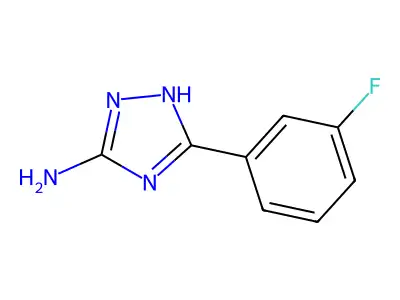 5-(3-Fluorophenyl)-4H-1,2,4-triazol-3-amine structure