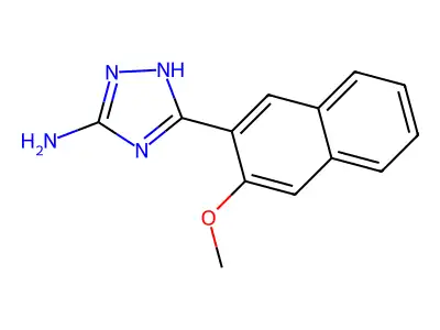5-(3-Methoxy-2-naphthyl)-4H-1,2,4-triazol-3-amine structure