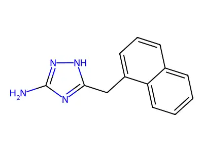 3-(1-Naphthalenylmethyl)-1H-1,2,4-triazol-5-amine structure