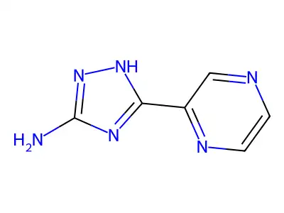 5-Amino-3-(2-pyrazinyl)-1H-1,2,4-triazole structure