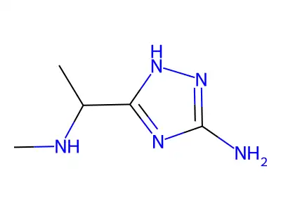 5-(1-(Methylamino)ethyl)-1H-1,2,4-triazol-3-amine structure