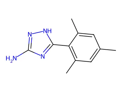 5-(2,4,6-Trimethylphenyl)-4H-1,2,4-triazol-3-amine structure