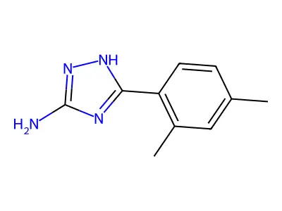 5-(2,4-dimethylphenyl)-4H-1,2,4-triazol-3-amine structure